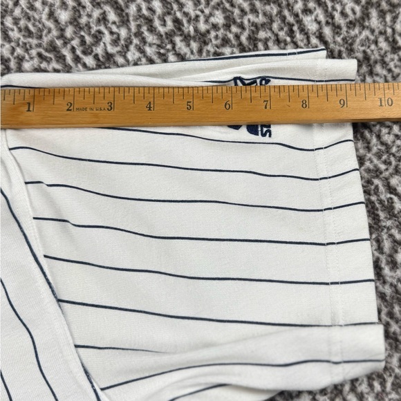 Lou Gehrig 4 Yankees STARTER White and Navy Pinstriped Jersey size XL - Picture 5 of 8